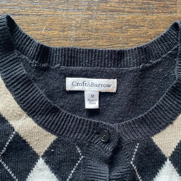 Croft & Barrow Argyle Cardigan - Picture 2 of 3